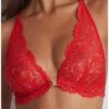 Bralette Triangle Aubade Flowermania (Rouge Floral) -Sous Vêtement Boutique bralette triangle aubade flowermania rouge floral