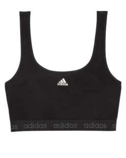 Brassière Adidas Micro Free Cut (Noir) -Sous Vêtement Boutique brassiere adidas micro free cut noir 3