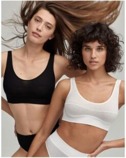 Brassière Calida Elastic (Noir) 7 Brassière Calida Elastic (Noir) -Sous Vêtement Boutique brassiere calida elastic noir 2