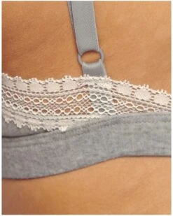 Brassière Sloggi GO Ribbed Coton Bio (Medium Grey Melange) -Sous Vêtement Boutique brassiere sloggi go ribbed coton bio medium grey melange 2