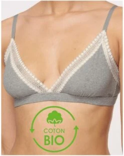 Brassière Sloggi GO Ribbed Coton Bio (Medium Grey Melange)