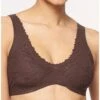 Brassière Sloggi Zero Feel Lace (Ebony Brown) 1 Brassière Sloggi Zero Feel Lace (Ebony Brown) -Sous Vêtement Boutique brassiere sloggi zero feel lace ebony brown