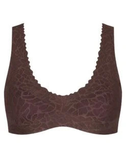Brassière Sloggi Zero Feel Lace (Ebony Brown) -Sous Vêtement Boutique brassiere sloggi zero feel lace ebony brown 2