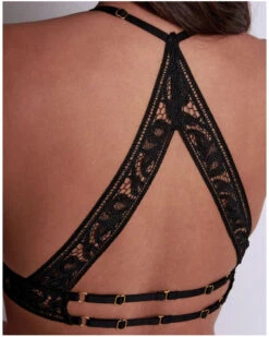Brassière Triangle Aubade Coeur à Corps (Noir) 9 Brassière Triangle Aubade Coeur à Corps (Noir) -Sous Vêtement Boutique brassiere triangle aubade coeur a corps noir 3