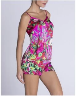 Caraco Lise Charmel Envolée De Fleurs (Envolée Fuschia) -Sous Vêtement Boutique caraco lise charmel envolee de fleurs envolee fuschia 2