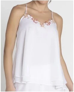 Caraco Lise Charmel Été Frivole (Blanc Frivole) -Sous Vêtement Boutique caraco lise charmel ete frivole blanc frivole 3