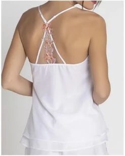 Caraco Lise Charmel Été Frivole (Blanc Frivole) -Sous Vêtement Boutique caraco lise charmel ete frivole blanc frivole 5