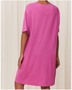 Sous Vêtement Boutique -Sous Vêtement Boutique chemise de nuit a manches courtes nuit triumph rose 1