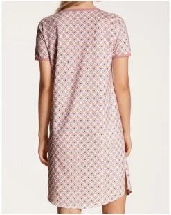 Chemise De Nuit Calida Lovely Nights 100% Coton (Rose Bud) 7 Chemise De Nuit Calida Lovely Nights 100% Coton (Rose Bud) -Sous Vêtement Boutique chemise de nuit calida lovely nights 100 coton rose bud 2