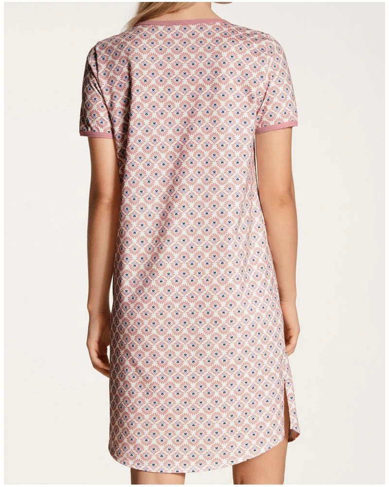 Chemise De Nuit Calida Lovely Nights 100% Coton (Rose Bud) 5 Chemise De Nuit Calida Lovely Nights 100% Coton (Rose Bud) – Image 3