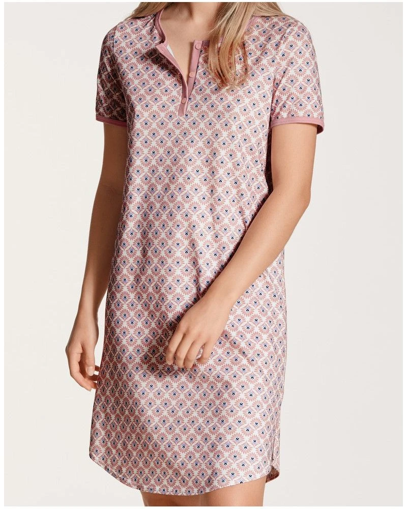 Chemise De Nuit Calida Lovely Nights 100% Coton (Rose Bud) 3 Chemise De Nuit Calida Lovely Nights 100% Coton (Rose Bud)
