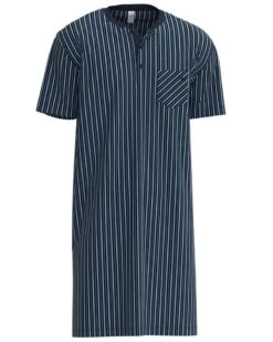 Chemise De Nuit Manches Longues Calida Relax Imprint 100% Coton (Dark Sapphire) 7 Chemise De Nuit Manches Longues Calida Relax Imprint 100% Coton (Dark Sapphire) -Sous Vêtement Boutique chemise de nuit manches longues calida relax imprint 100 coton dark sapphire 2