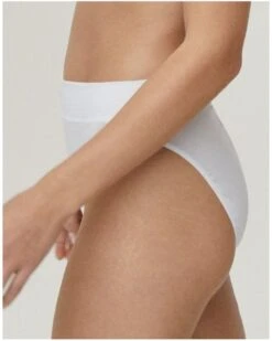 Culotte Haute Calida Elastic (Blanc) -Sous Vêtement Boutique culotte haute calida elastic blanc 1