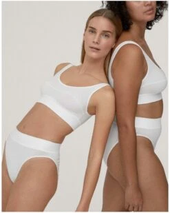 Culotte Haute Calida Elastic (Blanc) -Sous Vêtement Boutique culotte haute calida elastic blanc 3