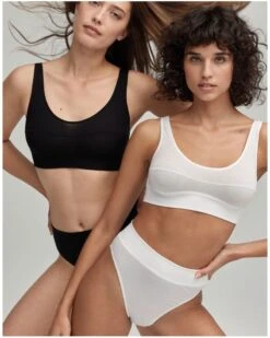 Culotte Haute Calida Elastic (Blanc) -Sous Vêtement Boutique culotte haute calida elastic blanc 4