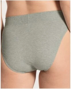 Culotte Haute Calida Elastic (Stone Melange) -Sous Vêtement Boutique culotte haute calida elastic stone melange 1