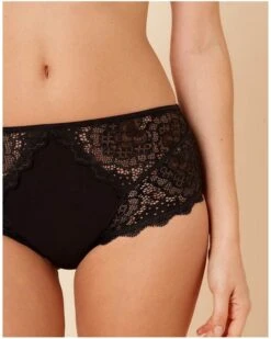 Simone Perele Culotte Simone Pérèle Caresse (Noir) -Sous Vêtement Boutique culotte simone perele caresse noir 2
