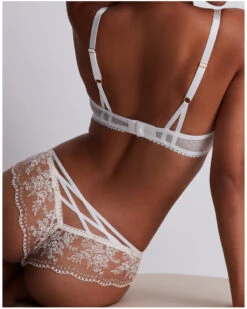 Culotte St-Tropez Aubade Trésor Infini (White Wind) -Sous Vêtement Boutique culotte st tropez aubade tresor infini white wind 4