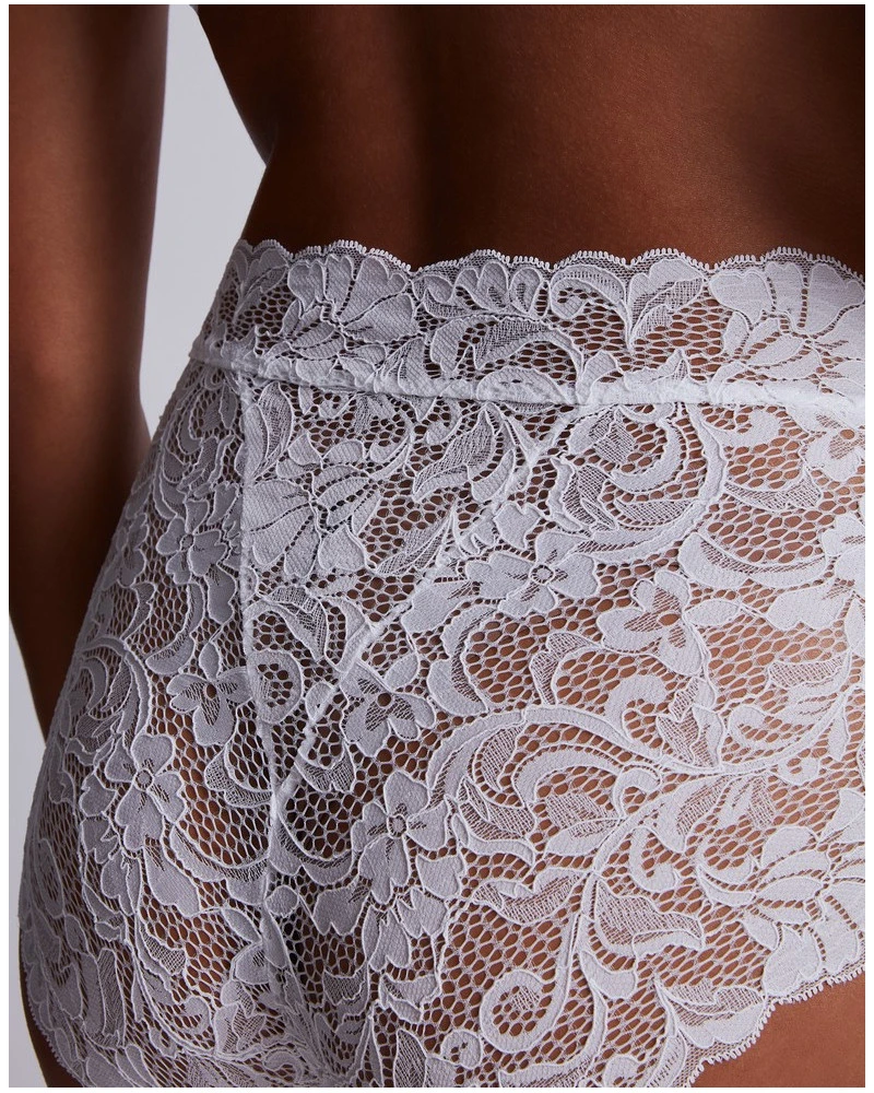 Culotte Taille Haute Aubade Mon Bijou (Blanc) 5 Culotte Taille Haute Aubade Mon Bijou (Blanc) – Image 3