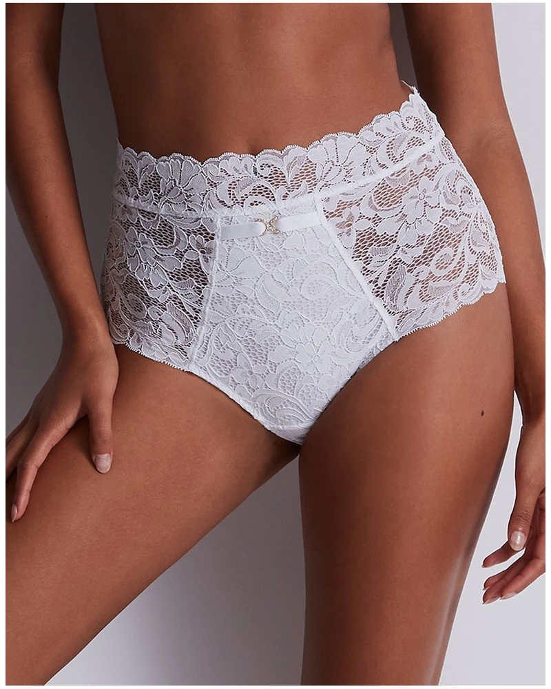 Culotte Taille Haute Aubade Mon Bijou (Blanc) 3 Culotte Taille Haute Aubade Mon Bijou (Blanc)