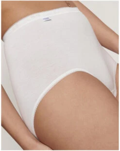 Culottes Basic + Maxi (Lot De 4) Sloggi (Blanc/Nightfall/Blueberry/Gris) -Sous Vêtement Boutique culottes basic maxi lot de 4 sloggi blancnightfallblueberrygris 1