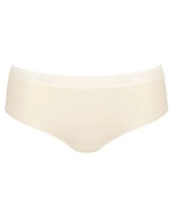 Hipsters (Lot De 2) Coton Bio Sloggi GO Ribbed (Angora) -Sous Vêtement Boutique hipsters lot de 2 coton bio sloggi go ribbed angora 4