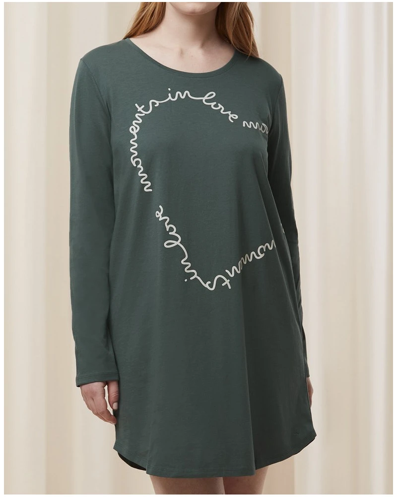 Liquette 100% Coton Bio Nuit Triumph (Smoky Green) 3 Liquette 100% Coton Bio Nuit Triumph (Smoky Green)