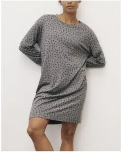 Liquette Nuit Triumph (Dark Grey Melange) -Sous Vêtement Boutique liquette nuit triumph dark grey melange 1