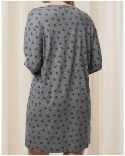 Liquette Nuit Triumph (Dark Grey Melange) -Sous Vêtement Boutique liquette nuit triumph dark grey melange 3