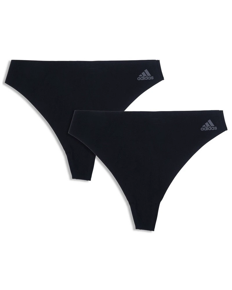 Lot De 2 Strings Adidas Micro Free Cut (Noir) 3 Lot De 2 Strings Adidas Micro Free Cut (Noir)