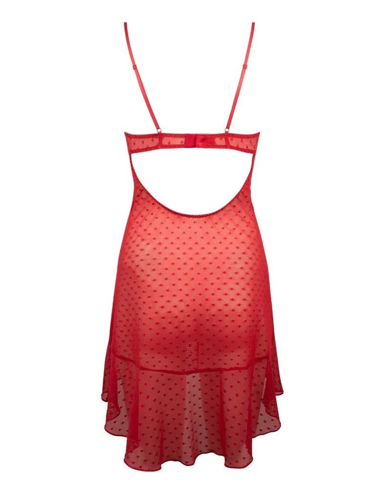 Nuisette Baby Doll Antigel Stricto Sensuelle (Stricto Rouge) 4 Nuisette Baby Doll Antigel Stricto Sensuelle (Stricto Rouge) – Image 2