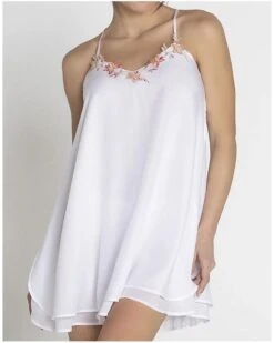 Nuisette Sexy Lise Charmel Été Frivole (Blanc Frivole) -Sous Vêtement Boutique nuisette sexy lise charmel ete frivole blanc frivole 2