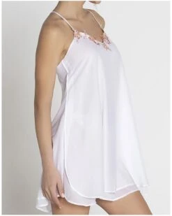 Nuisette Sexy Lise Charmel Été Frivole (Blanc Frivole) -Sous Vêtement Boutique nuisette sexy lise charmel ete frivole blanc frivole 3