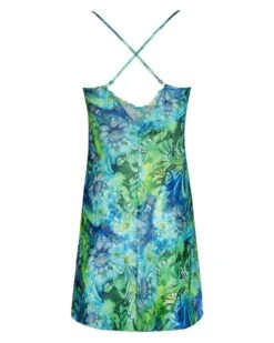 Nuisette Sexy Lise Charmel Grâce Aquatique (Floral Aqua) -Sous Vêtement Boutique nuisette sexy lise charmel grace aquatique floral aqua 2