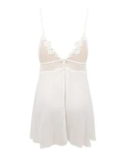 Nuisette Sexy Lise Charmel Imagine La Beauté (Ecru Nacre) -Sous Vêtement Boutique nuisette sexy lise charmel imagine la beaute ecru nacre 2