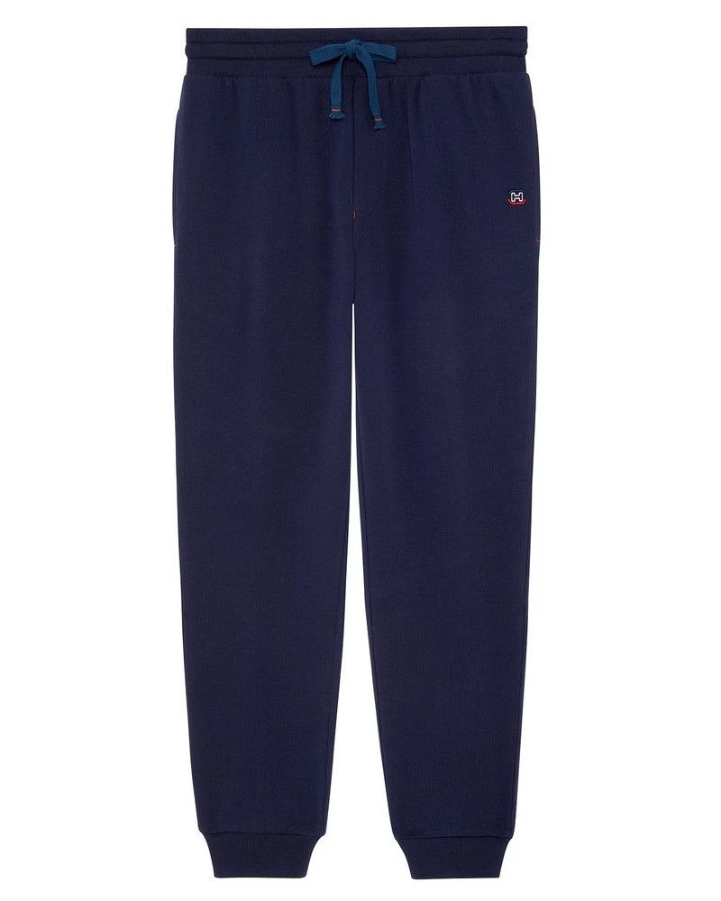 Pantalon 100% Coton HOM Sport Lounge (Marine) 5 Pantalon 100% Coton HOM Sport Lounge (Marine) – Image 3