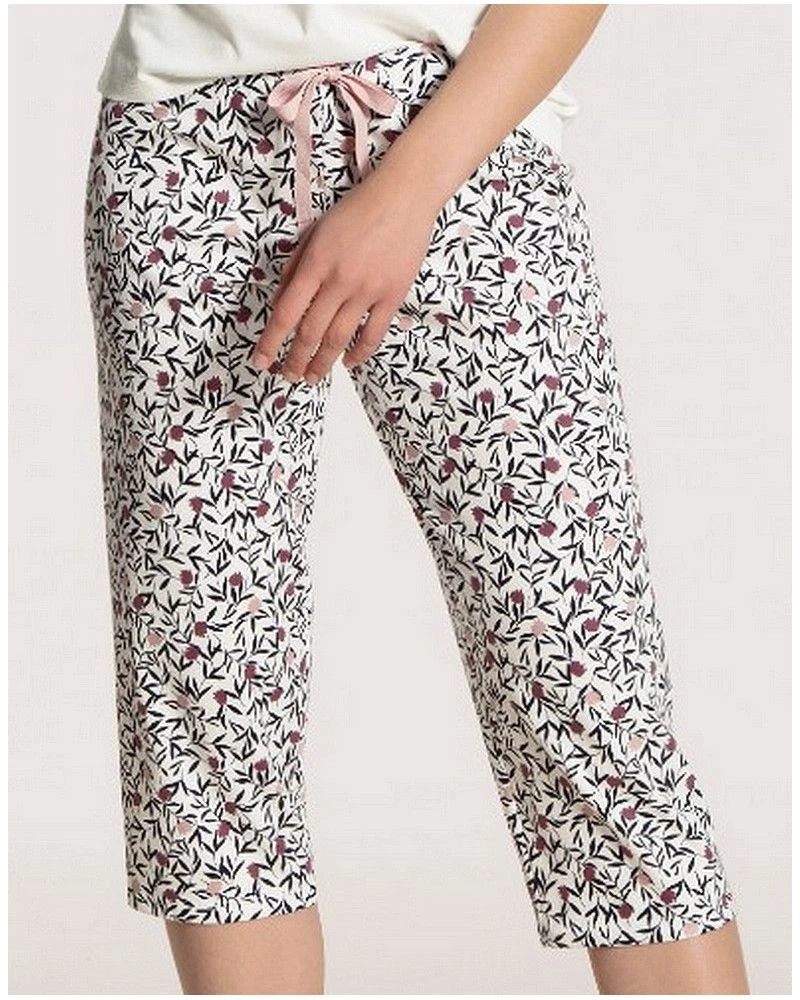 Pantalon 3/4 Calida Favorites Dream 100% Coton (Star White) 4 Pantalon 3/4 Calida Favorites Dream 100% Coton (Star White) – Image 2