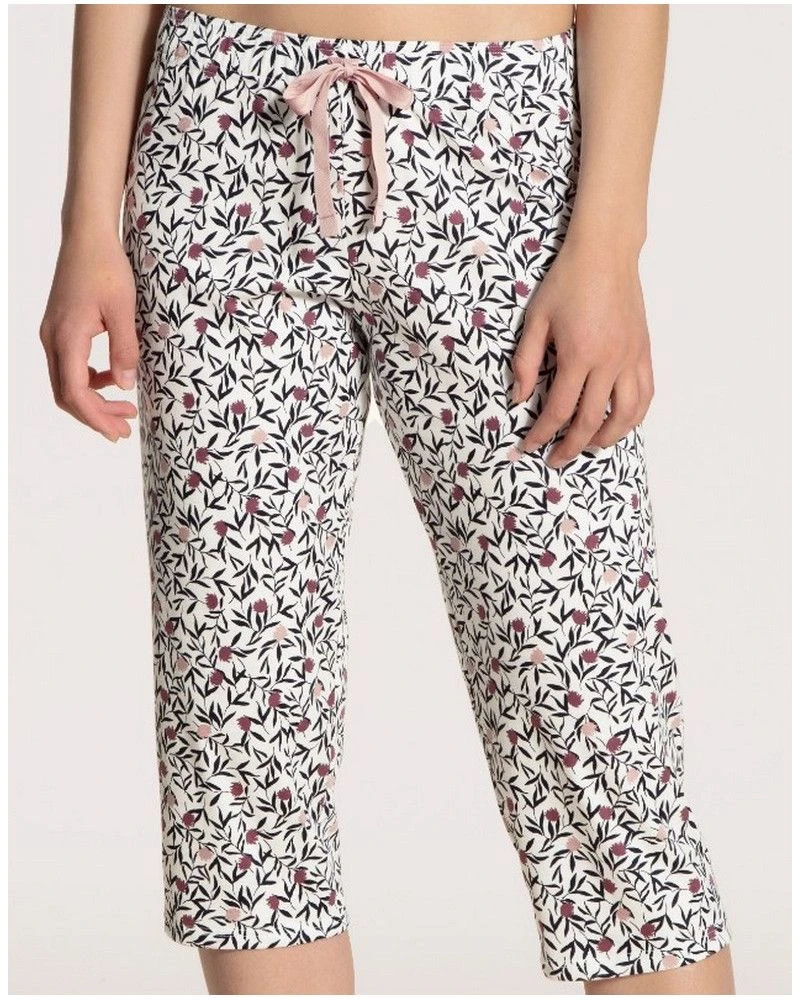 Pantalon 3/4 Calida Favorites Dream 100% Coton (Star White) 3 Pantalon 3/4 Calida Favorites Dream 100% Coton (Star White)
