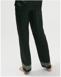 Simone Perele Pantalon Simone Pérèle Satin Secrets (Vert Kolsaï) -Sous Vêtement Boutique pantalon simone perele satin secrets vert kolsai 2
