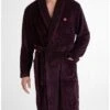 Peignoir Long Massana Grenat -Sous Vêtement Boutique peignoir long massana grenat