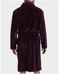 Peignoir Long Massana Grenat -Sous Vêtement Boutique peignoir long massana grenat 3