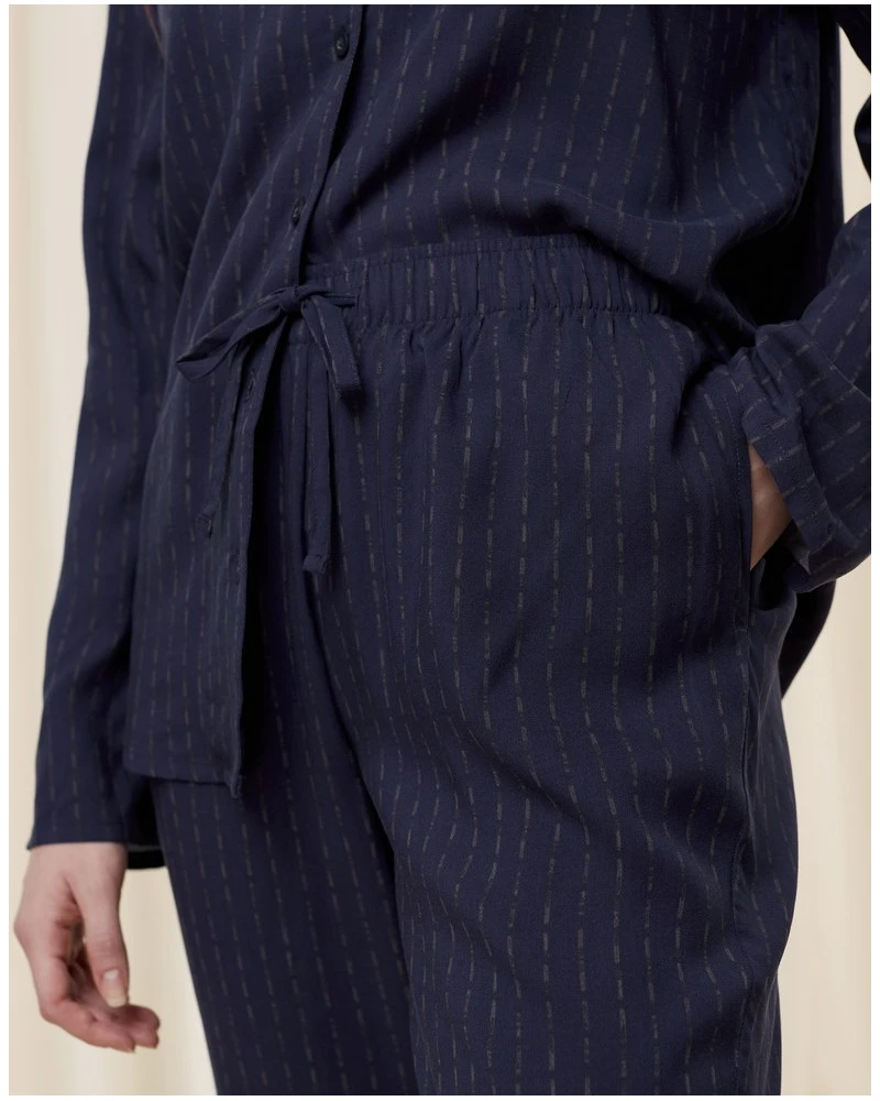 Pyjama Boutonné Triumph Nuit (Blue Dark) 4 Pyjama Boutonné Triumph Nuit (Blue Dark) – Image 2