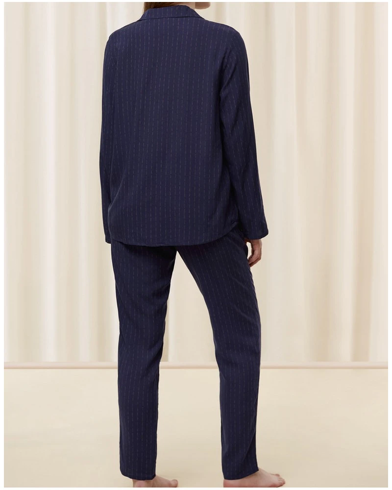 Pyjama Boutonné Triumph Nuit (Blue Dark) 5 Pyjama Boutonné Triumph Nuit (Blue Dark) – Image 3