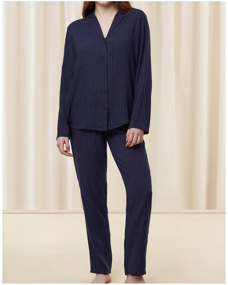 Pyjama Boutonné Triumph Nuit (Blue Dark) 3 Pyjama Boutonné Triumph Nuit (Blue Dark)