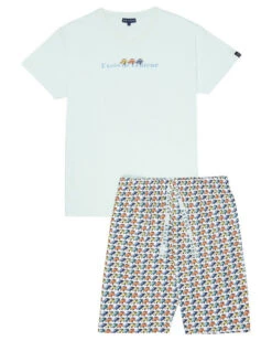 Pyjama Court PAU2CVE 100% Coton Arthur -Sous Vêtement Boutique pyjama court pau2cve 100 coton arthur 4