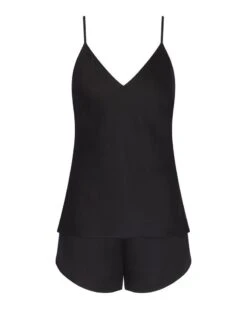 Pyjama Court Triumph Nuit (Noir) -Sous Vêtement Boutique pyjama court triumph nuit noir 3