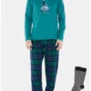 Pyjama Long BILL 100% Coton Arthur (chaussettes Offertes) -Sous Vêtement Boutique pyjama long bill 100 coton arthur chaussettes offertes
