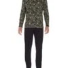 Pyjama Long HOM Ted 100% Coton (Imprimé Noir) -Sous Vêtement Boutique pyjama long hom ted 100 coton imprime noir