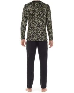 Pyjama Long HOM Ted 100% Coton (Imprimé Noir) 8 Pyjama Long HOM Ted 100% Coton (Imprimé Noir) -Sous Vêtement Boutique pyjama long hom ted 100 coton imprime noir 2