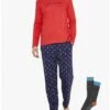 Pyjama Long ULYFIRE 100% Coton Arthur (Chaussettes Offertes)